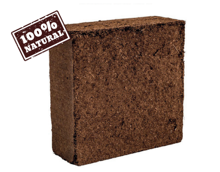 COCOPEAT BLOCK - Sustrato Natural para Retención de Humedad y Aireación