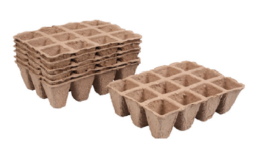 Semilleros Turba – 4 x 4 cm | 6 udes. Pack