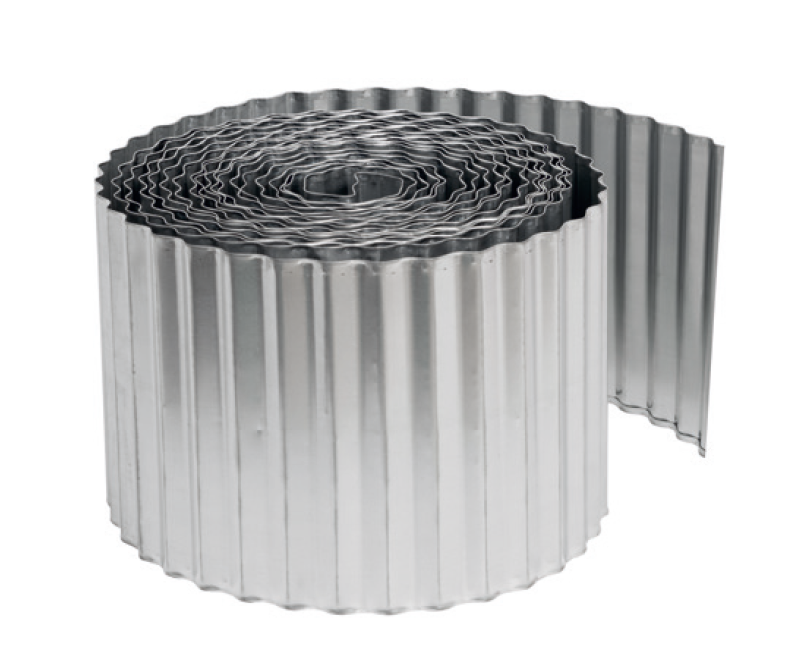Bordura Jardín Flexible - Hierro Galvanizado | Rollo 12 m