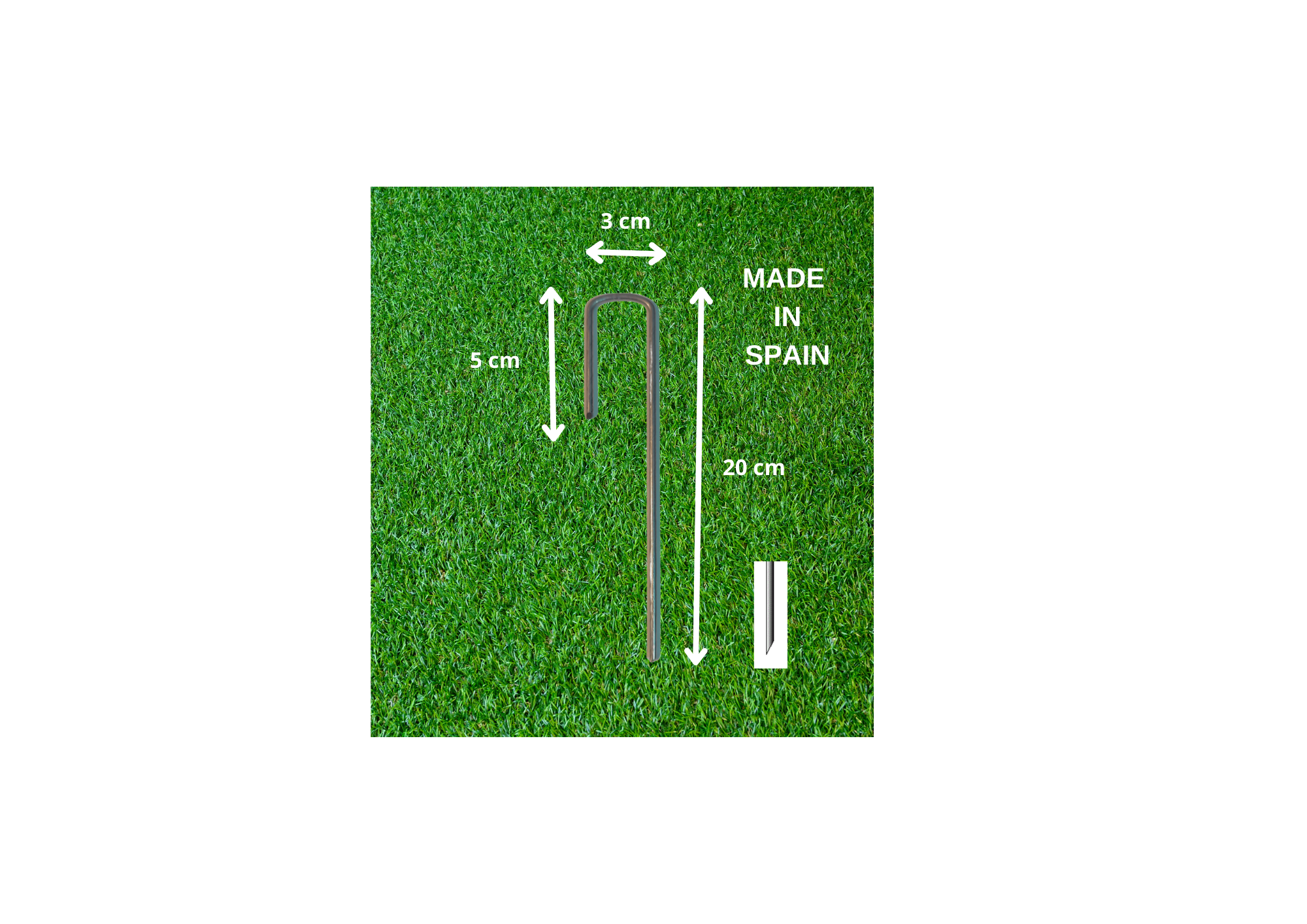 GRAPAS DE FIJACION 5 X 3 X 20 BOLSA 50 UDS.